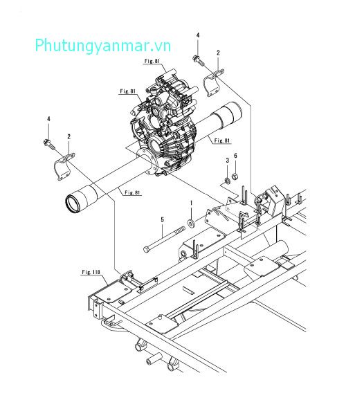 Giá đỡ hộp số